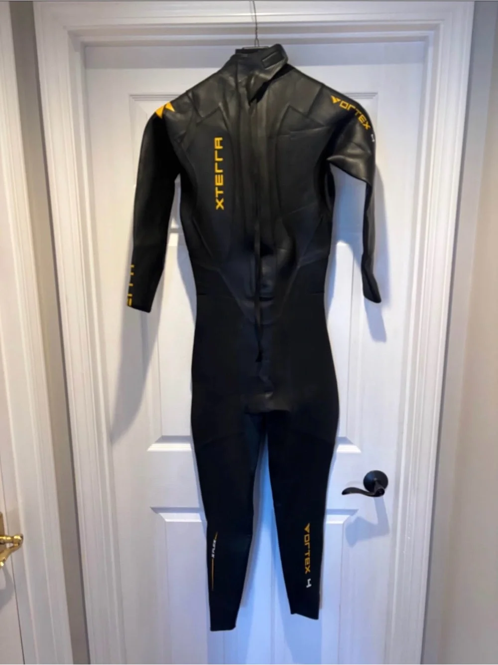 XTERRA Men’s Black & Yellow Full-Body Swim Wetsuit